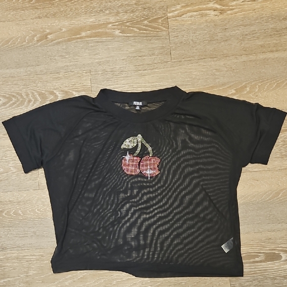 POSTER GIRL 2X DOLLS KILL Black Short Sleeve Tees Casual Collection - Picture 1 of 5